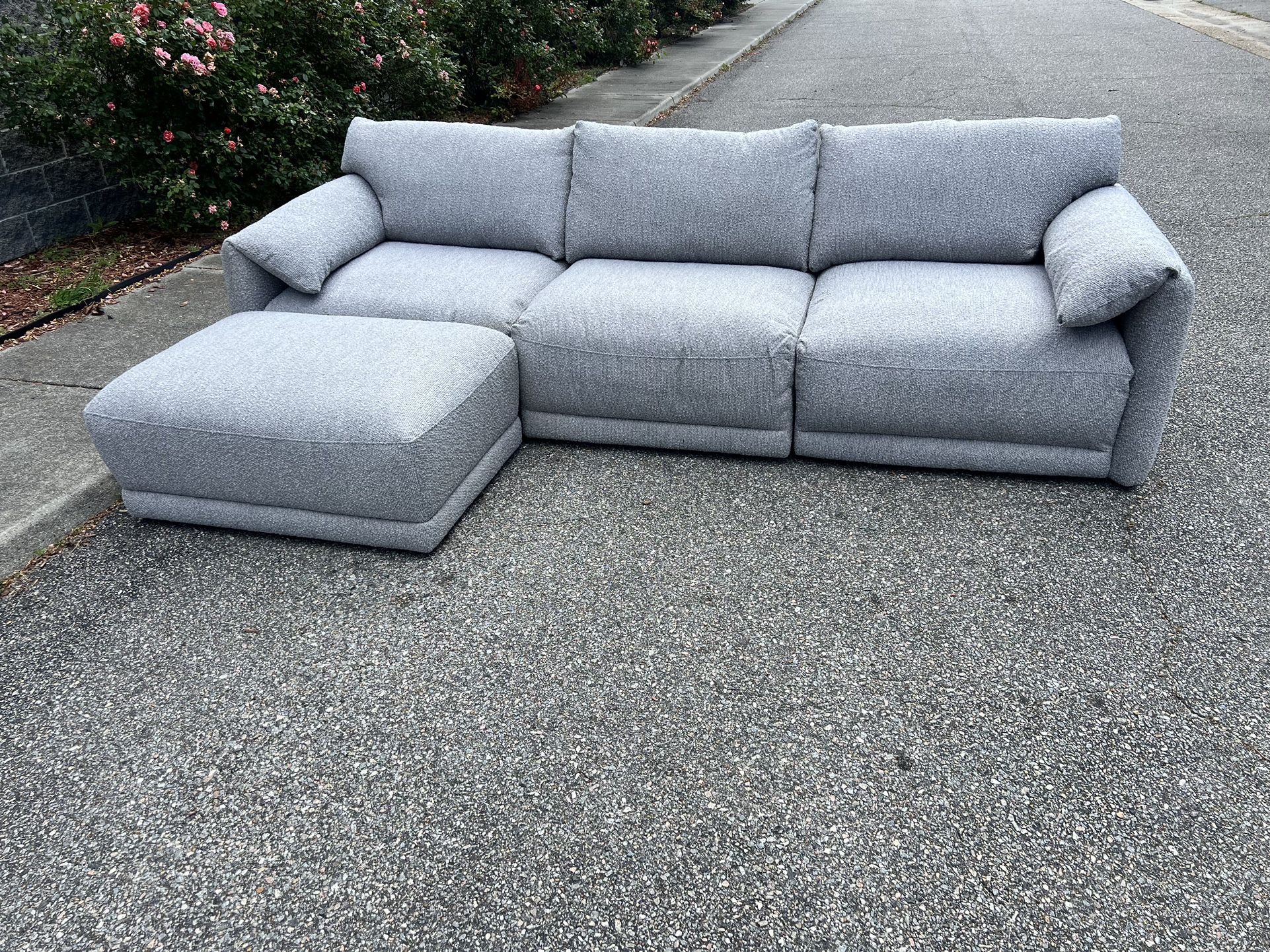 Grey couch Sectional