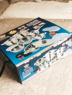 New Cookware; Kitchenware; 16 Piece Pots and Pans