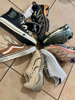 New Shoes Salomon Converse Vans Adidas Sizes 7.5-10.5M