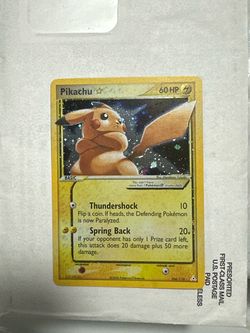 Pikachu Star Holo Mewtwo Star Holo Charizard 1st Edition Blastois 1st edition and lot of Pokemon cards