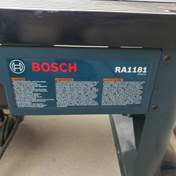 Bosch Router and router table combo