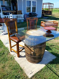 Original JD Barrel table