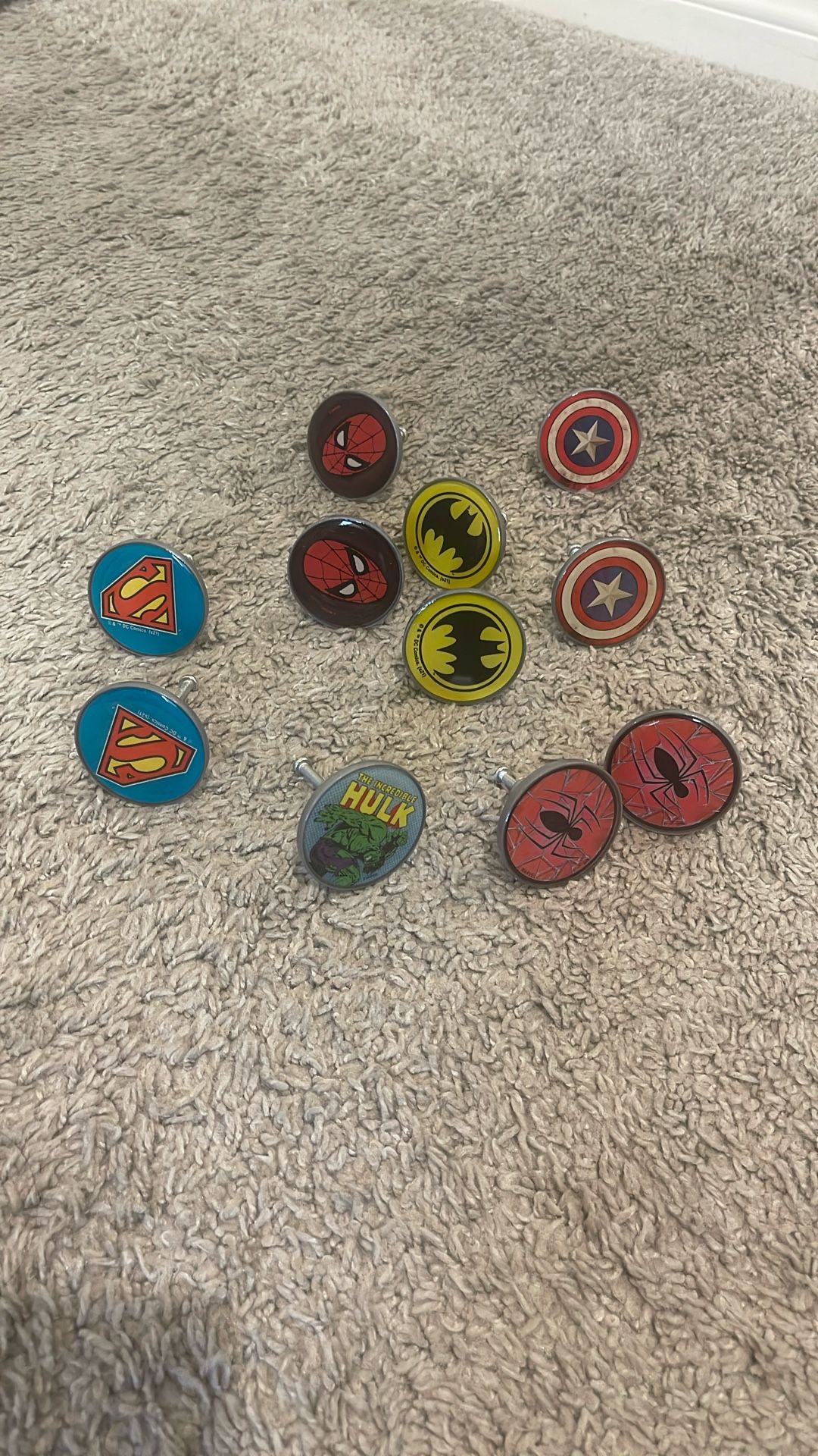 Super Hero dressers knobs