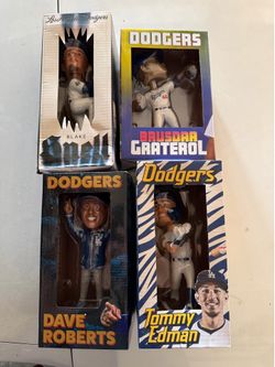 Dodgers Bobbleheads (Snell, Graterol, Edman)