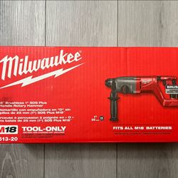 CORDLESS MILWAUKEE M18 Brushless 1" SDS Plus D-Handle Rotary Hammer