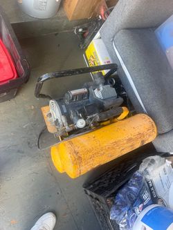 Yellow Portable Air Compressor
