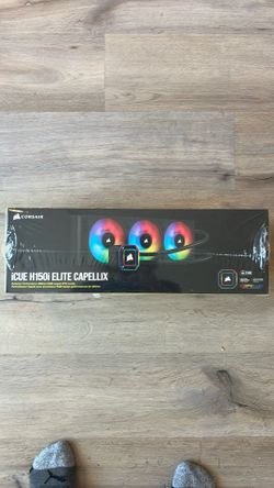 iCue H150i Elite Capellix liquid CPU water cooler
