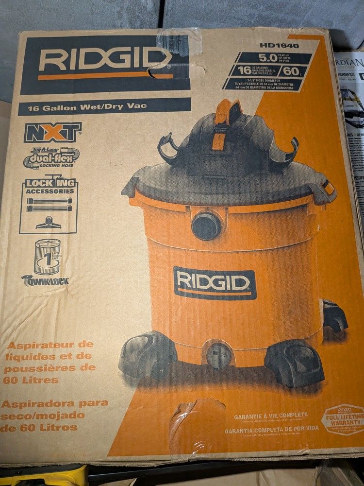 Ridgid 16 Gallons NXT Wet Dry Vacuum 