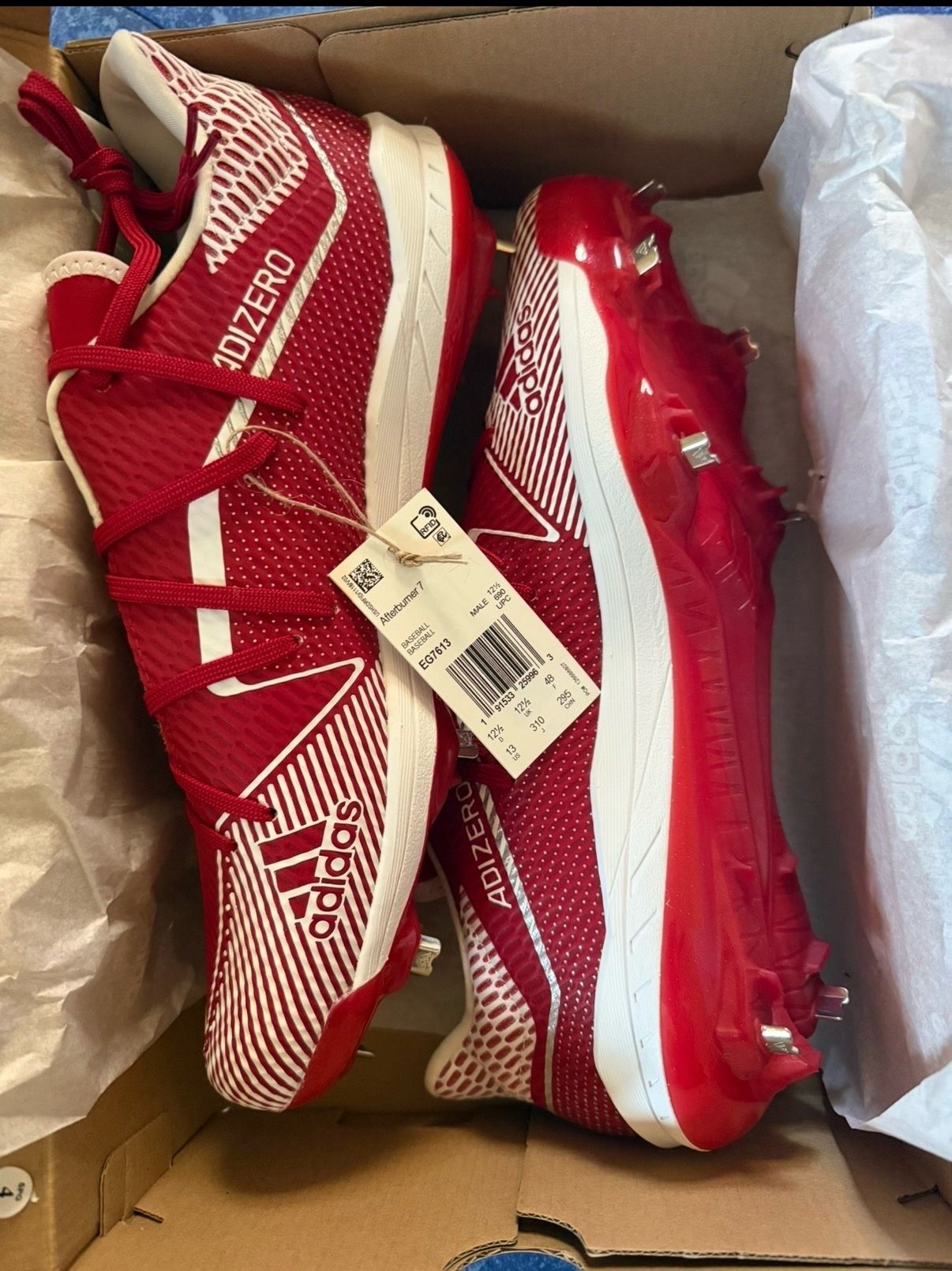 New adidas baseball cleats size 13