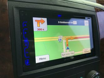Navigation double din radio