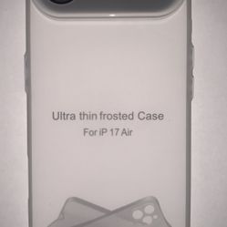 Ultra-thin frosted phone case for iP17 Air