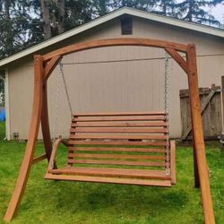 Out Door Swing  With Chains 