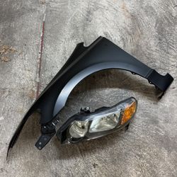 2006 Honda Civic Driver Fender And Headlight