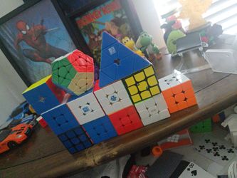 All my rubiks cube collection