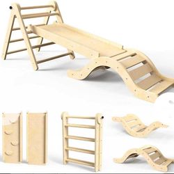 Pikler Triangle 7in1 Toddler Climbing Toys