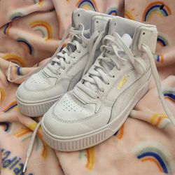 White Puma High Tops