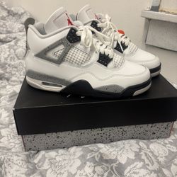 Size 8 Jordan 4 White Cements Legit 