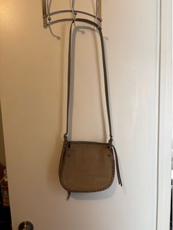 All Saints Suede Crossbody Bag