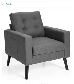 “NEW” Sofa Chair with 2-Side Pockets