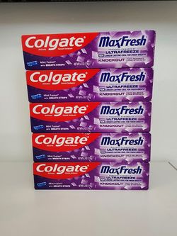 $10 for all. Colgate Maxfresh Toothpaste. HABLO ESPAÑOL.