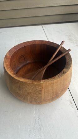 Vintage Teak Dansk Salad Bowl