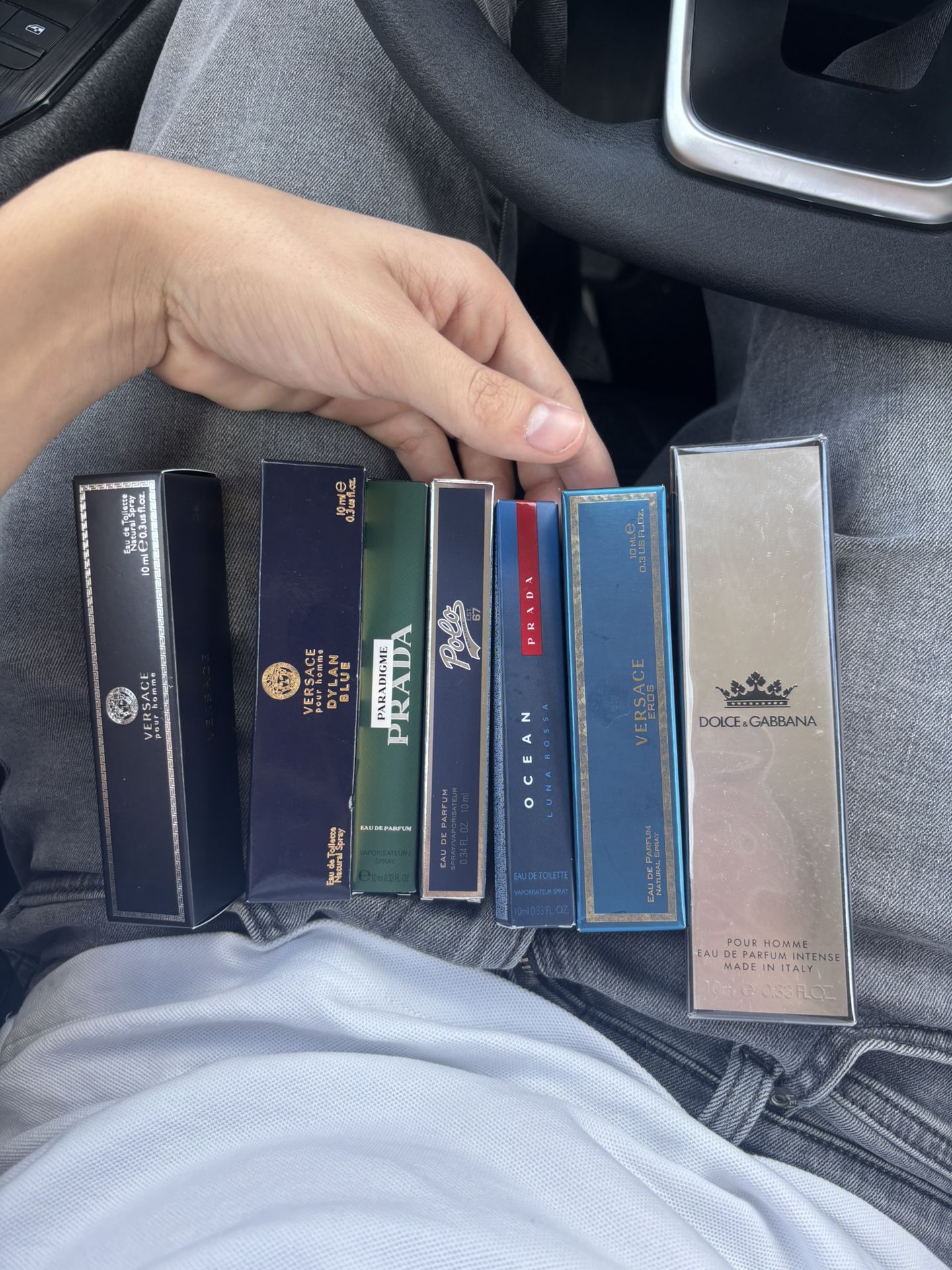 Prada Cologne, Versace, Dolce Gabana, And Polo 1oz Colognes 50$ Each