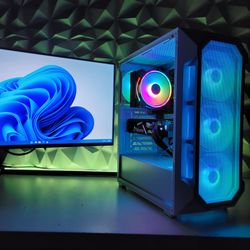 Summit White Gaming PC - Detailed Specs Below