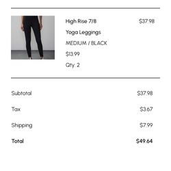 Yoga Leggings  NY & Company