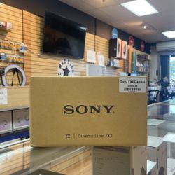 Sony FX3 Cinema Camera