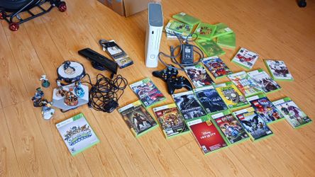 Xbox 360 Console Bundle with Games and Accessories