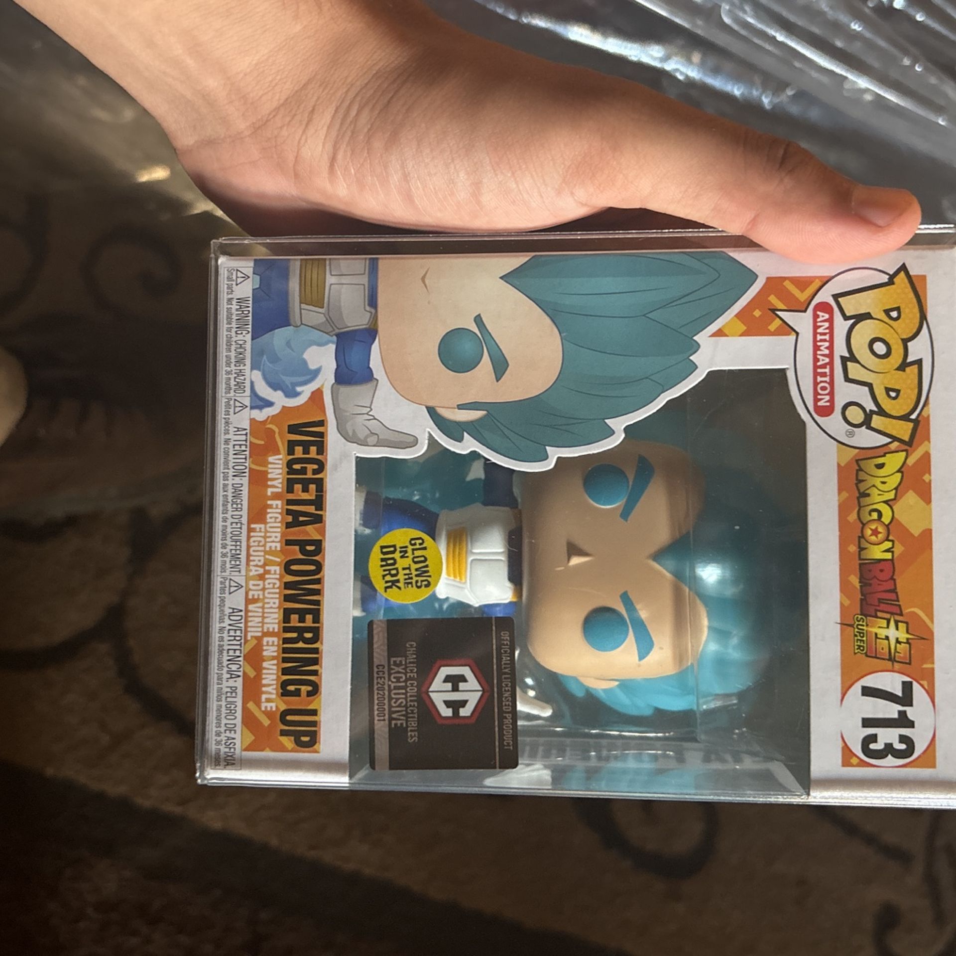 Vegeta Powering Up