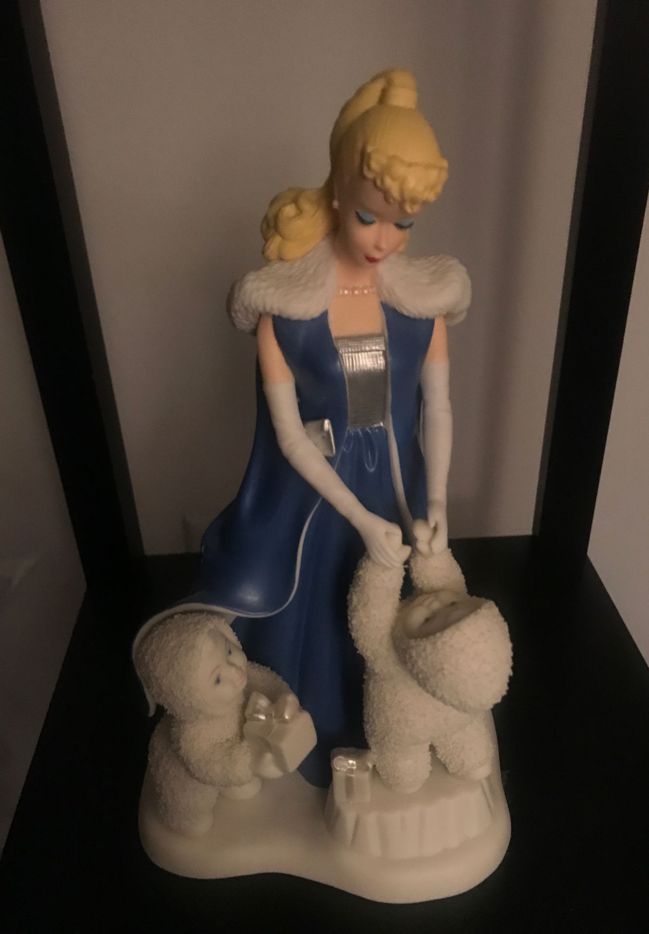 Barbie with snow babies