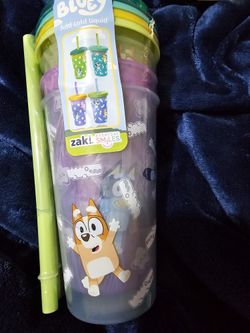 Bluey Color Changing 4 Pack Tumblers With Straw By Zak