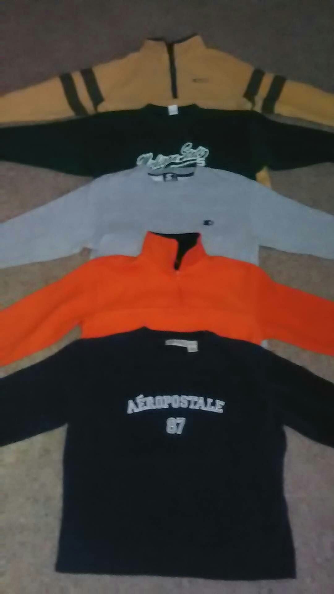 (5) boy's sweatshirts * sizes 10/12.