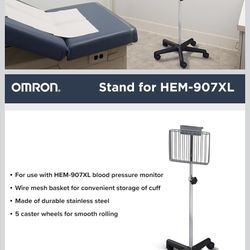 Portable Cart For Blood Pressure Monitor & Accessories 
