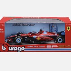 Bburago Formula Racing Ferrari SF-24 Charles Leclerc #16 Miami GP 2024 1/ 18