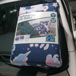 Twin 5 Set With Comforter