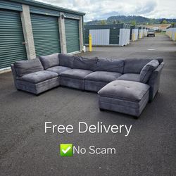 6 Piece Sectional Modular - FREE DELIVERY