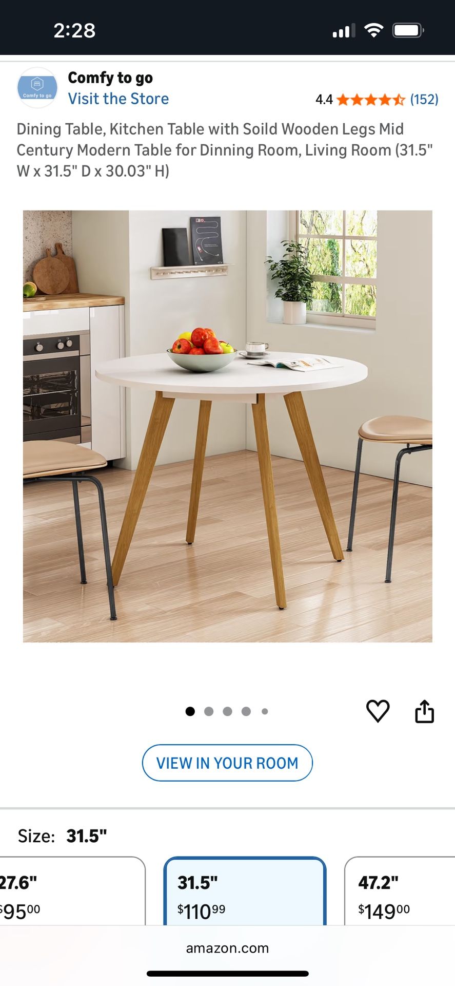 Like New Table & 2 Chairs