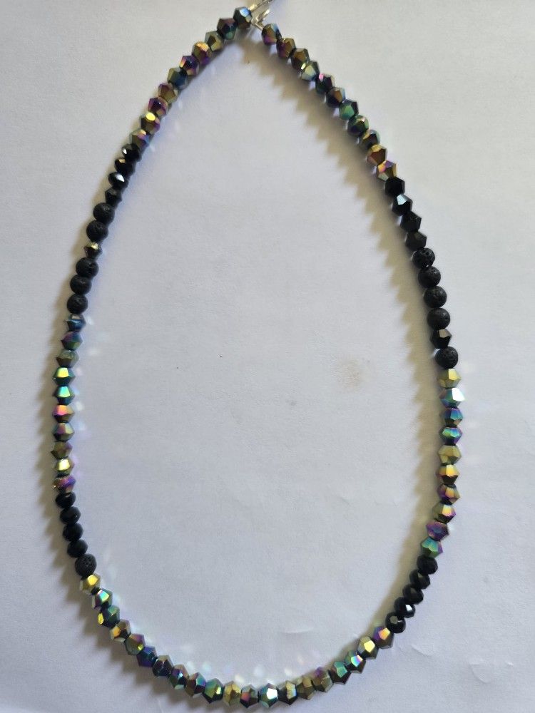SWAROVSKI BEAD TRENDSETTER CHOKER NECKLACE ACCESSORY CASUALTO DRESS JEWELRY