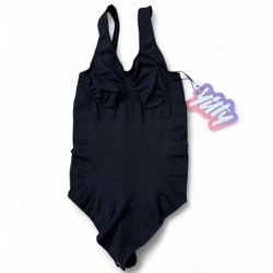 Yitty black nearly naked thong bodysuit