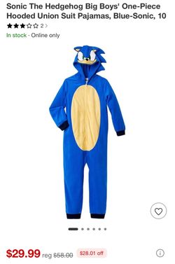 Sonic The Hedgehog Big Boys' One-Piece