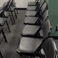 Black Well Taken Care Of Folding Chairs 