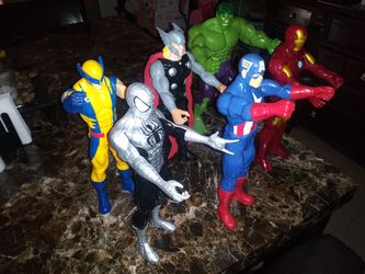 Marvel Super heroes 11"inch tall