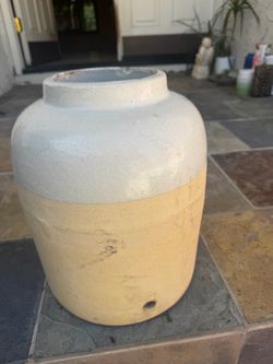 Large Stoneware Crock Jar