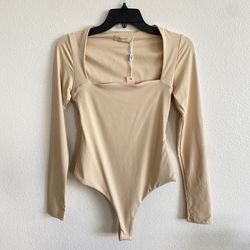 Qinsen Long Sleeve Bodysuit- Medium