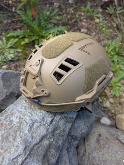 Hard Head Veterans (HHV) ATE Bump Tactical Helmet - Coyote Tan (L/XL)