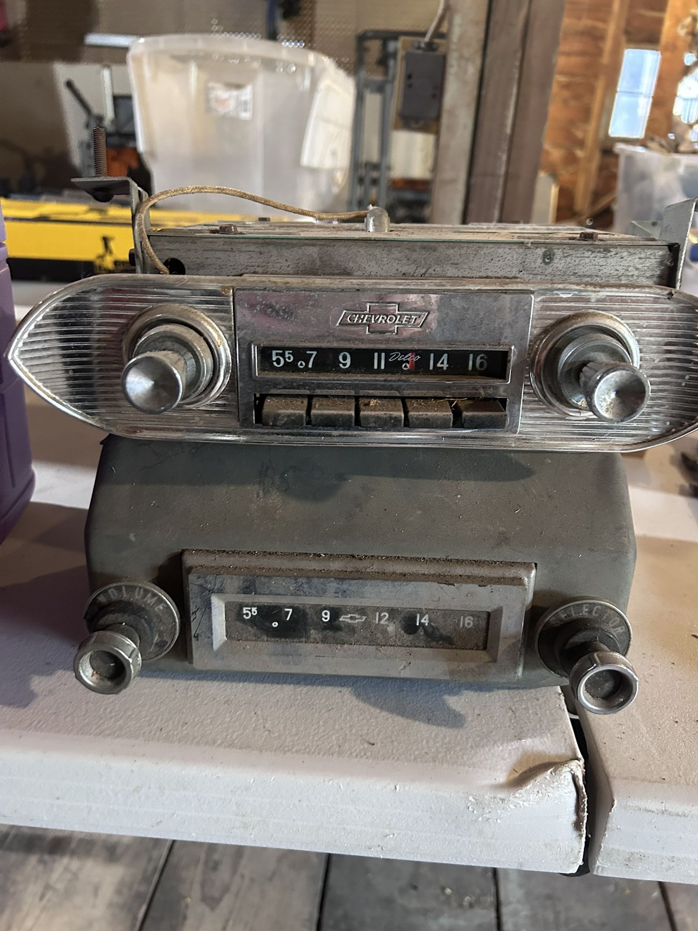 Vintage Chevy Car Radios