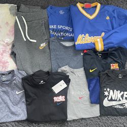 Nike Fleece T-Shirt Sweatpants Jersey  Lot Bundle of 10 | Men Medium