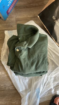 Large hunter green shirts